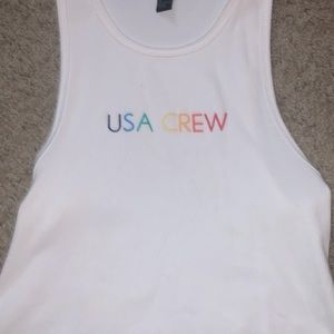 Forever 21 USA crew crop top